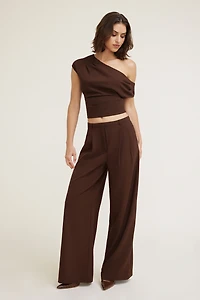 Draped Off Shoulder Top