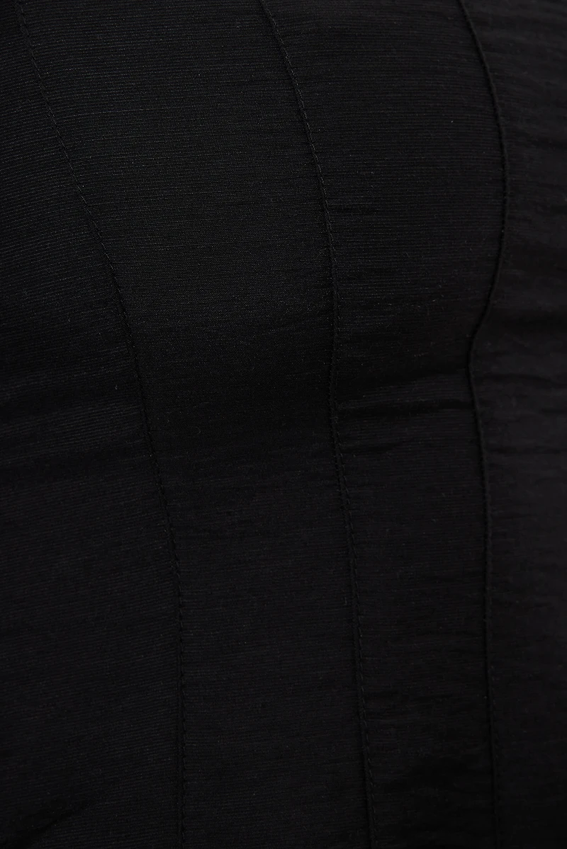 Amelie Balloon Sleeve Mini Dress