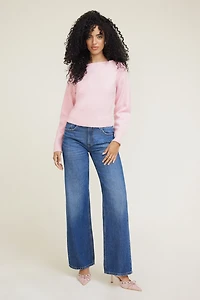 Juliet Cinched Boat Neck Sweater
