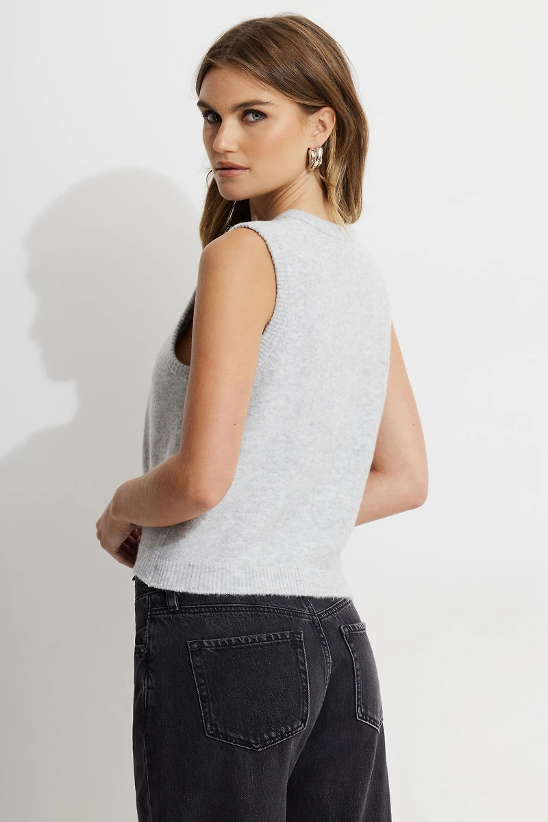 Veste sans manches à col rond Heavenlyarnᴹᶜ