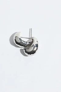 Mini pendants d’oreilles martelés