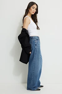 Sydney Mid Rise Baggy Fit Jeans