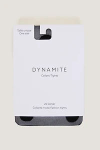 Collants diaphanes à pois