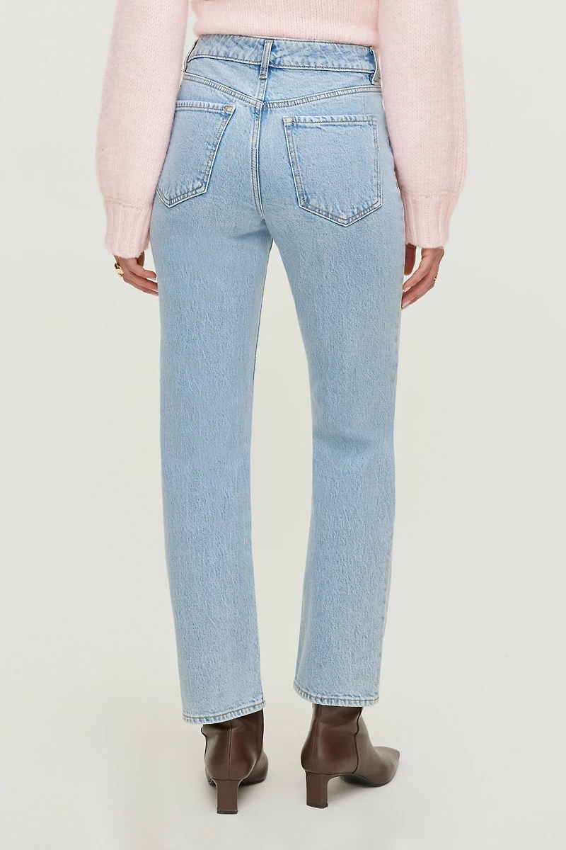Frenchie High Rise Slim Leg Jeans