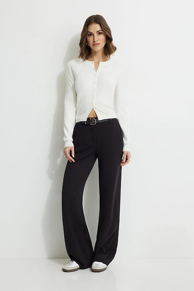 Pantalon Anywear à jambe droite en scuba