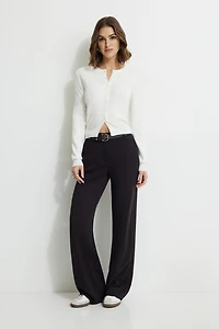 Pantalon Anywear à jambe droite en scuba