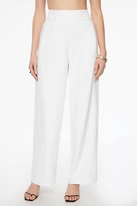 Pantalon à taille haute et jambe large