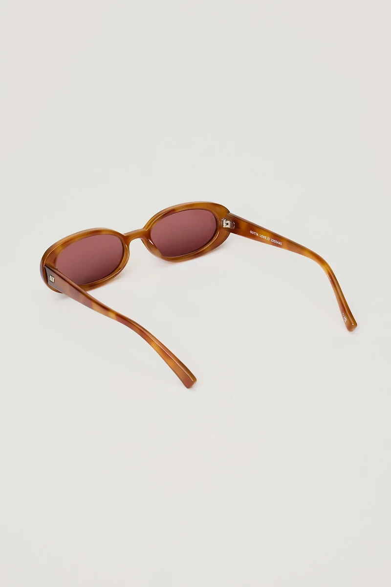 LE SPECS | Lunettes de soleil ovales Outta Love