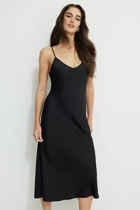 Robe maxi en satin Aimee