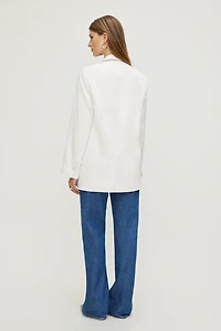 Noa Oversized Satin Blazer