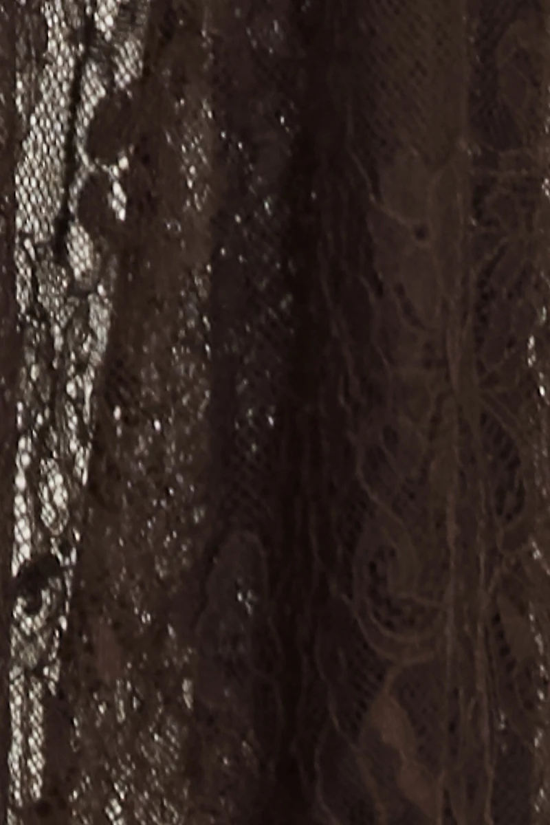 Sheer Lace Maxi Skirt