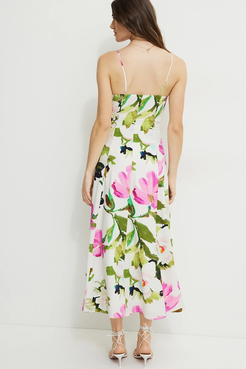 Robe maxi Belle à col en cœur