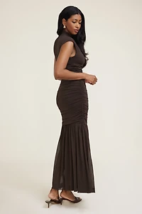 Sculpt Mix Media Mermaid Maxi Dress