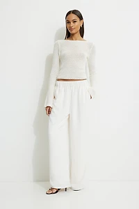 Carlina Crocheted Sweater