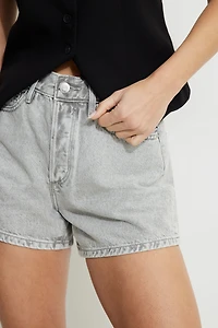 Miles Mid Rise Relaxed Denim Shorts