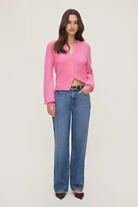 Cardigan à col rond Rebecca