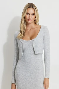 Heavenlyarn™ Cropped Flyaway Cardigan