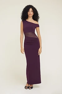 Sheer Sculpt Maxi Dress