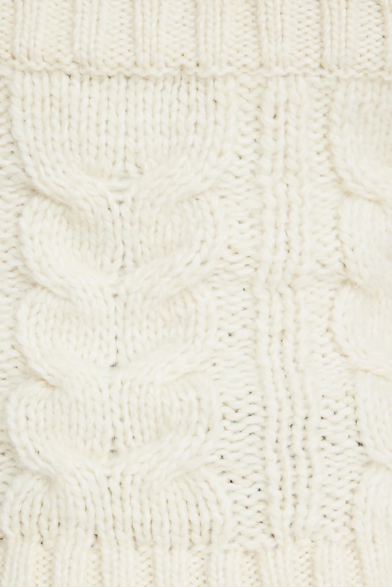 Cable Knit Halter Top