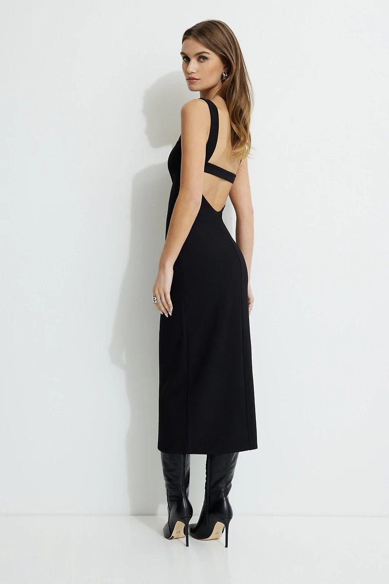 Open Back Maxi Dress