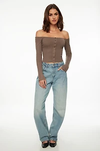 Cardigan à épaules dégagées Alice