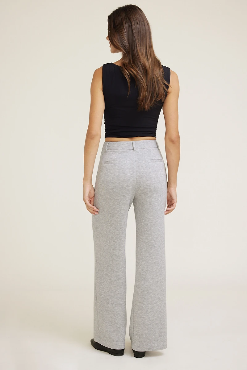 Pantalon à jambe large en scuba Anywear Alex