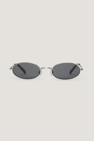 LE SPECS | Lunettes de soleil ovales minces « Love Train »