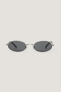 LE SPECS | Lunettes de soleil ovales minces « Love Train »