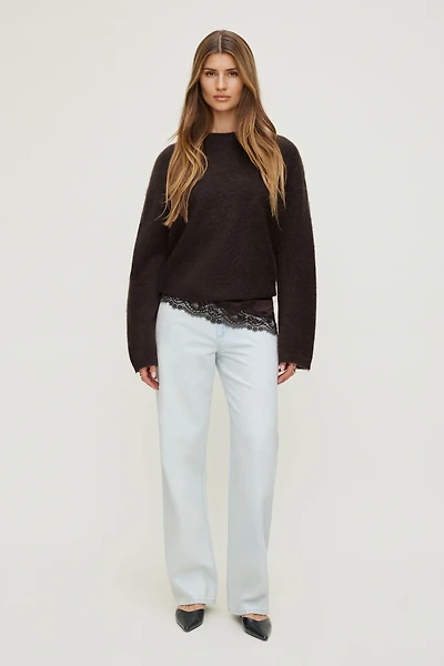 Mika Mid Rise Relaxed Straight Leg Jeans