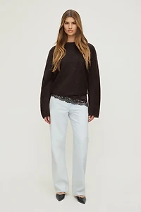 Mika Mid Rise Relaxed Straight Leg Jeans