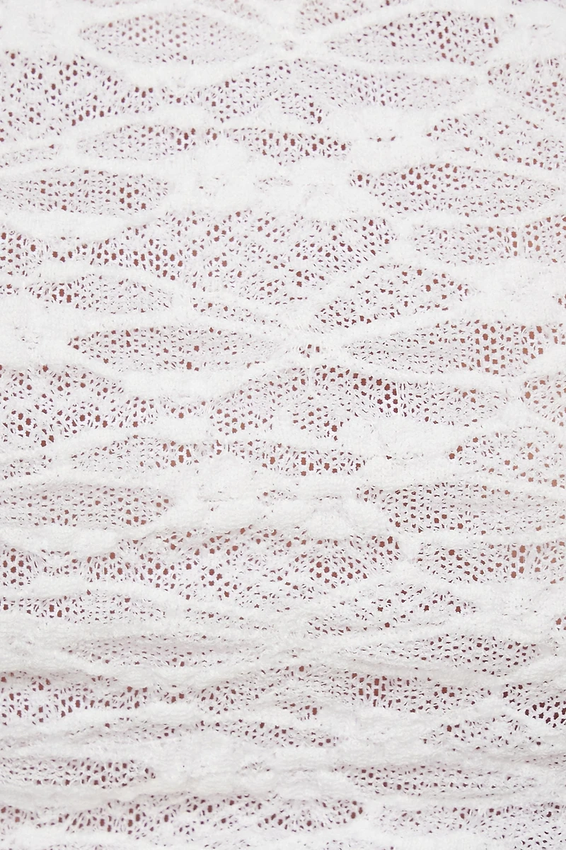 Bralette en dentelle diaphane
