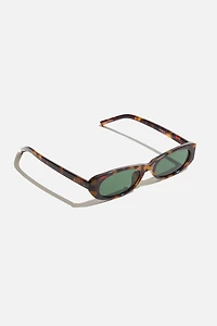 Super Slim Oval Sunglasses
