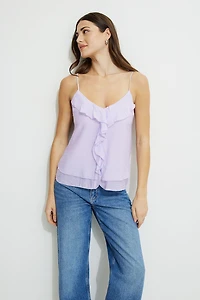 Clover Ruffled Cami Top