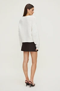 Chandail en tricot côtelé Lorelai