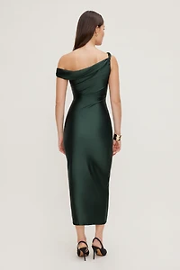 Jayde Stretch Satin Maxi Dress