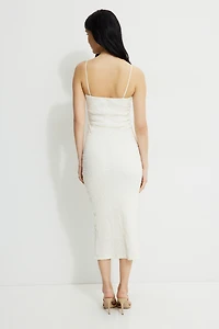 Robe maxi texturée Simona