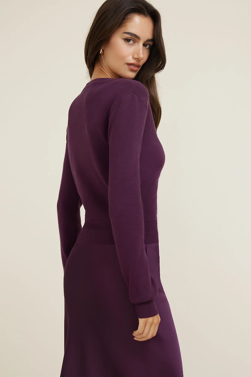 Rebecca Crewneck Cardigan