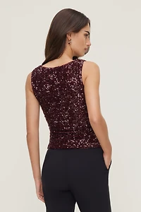 Nola Sequin Tank Top