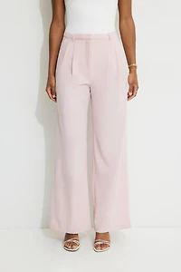 Pantalon plissé à jambe large