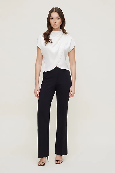 Ella Layered Satin Blouse