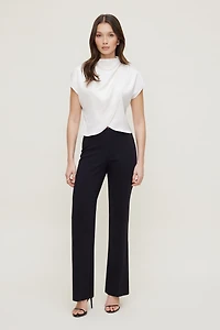 Ella Layered Satin Blouse