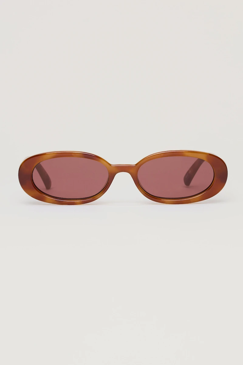 LE SPECS | Lunettes de soleil ovales Outta Love
