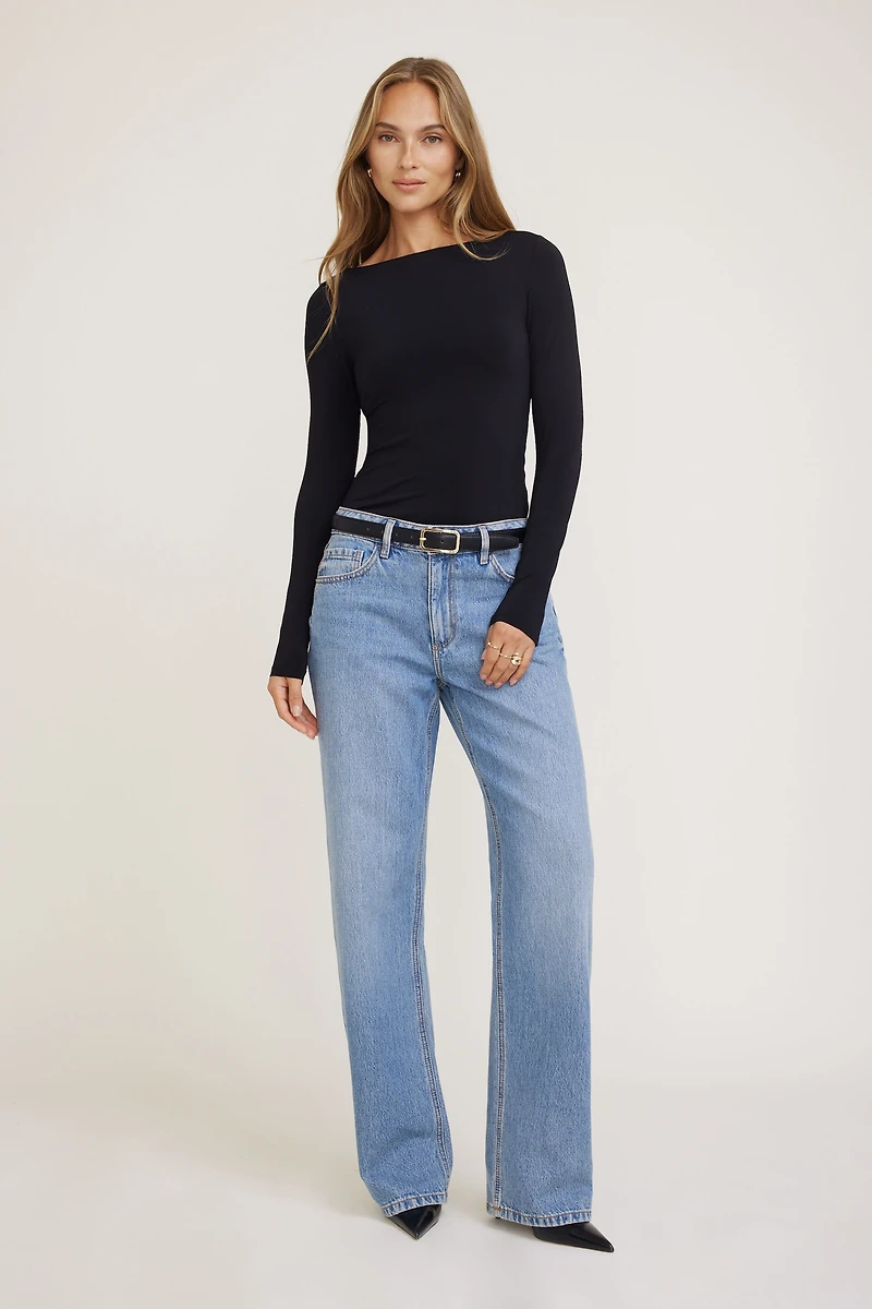 Nola Sculpt Long Sleeve Top