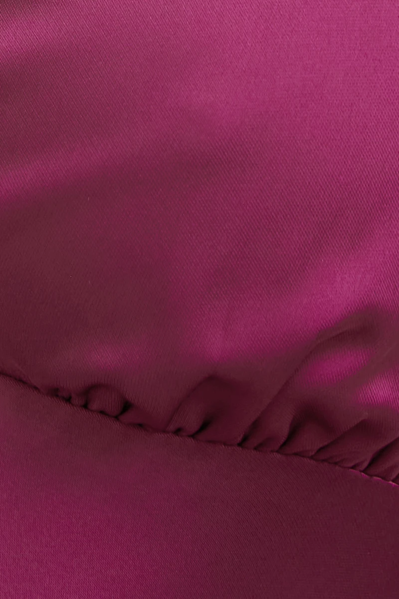 Robe maxi en satin Sage