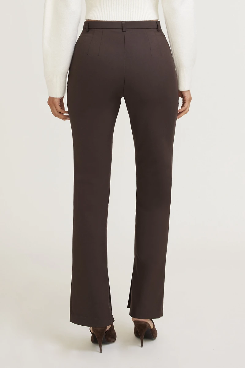 High Rise Slim Leg Pants