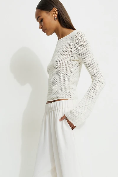 Carlina Crocheted Sweater