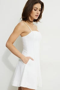 Minirobe à coutures l’avant Ivory