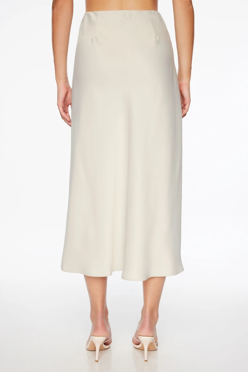 Jupe midi de style nuisette en satin Melody