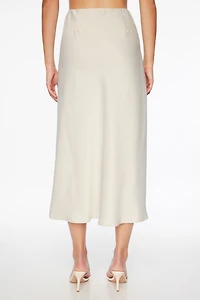 Jupe midi de style nuisette en satin Melody