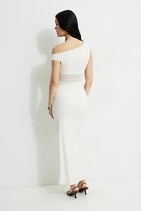 Sheer Sculpt Maxi Dress